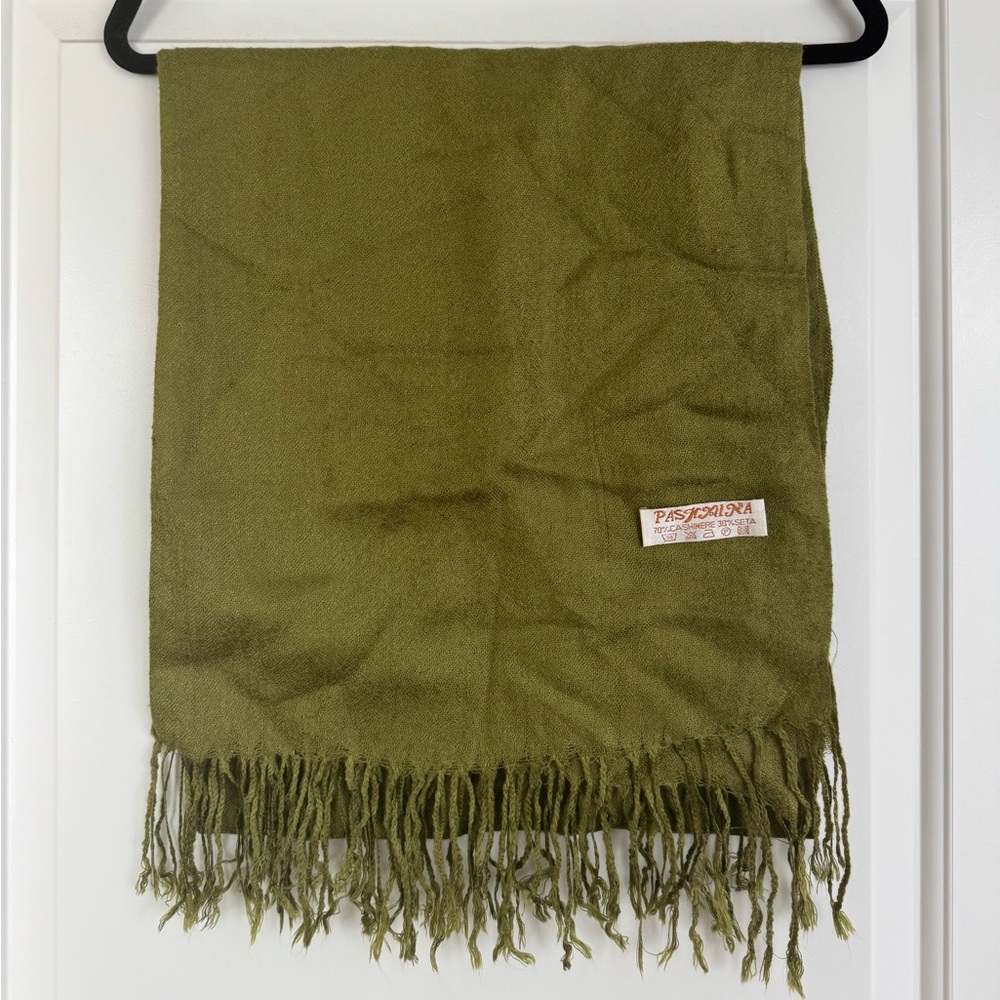 Pashmina Olive Green Wrap